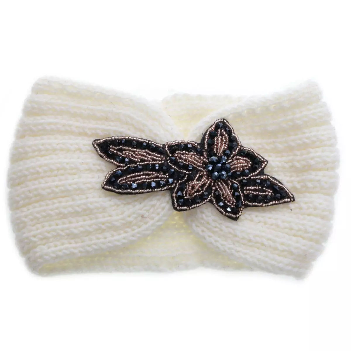 Les Trésors De Lily Bandeau Créateur 'Scarlett' Beige Largeur 13 Cm [Q5744]