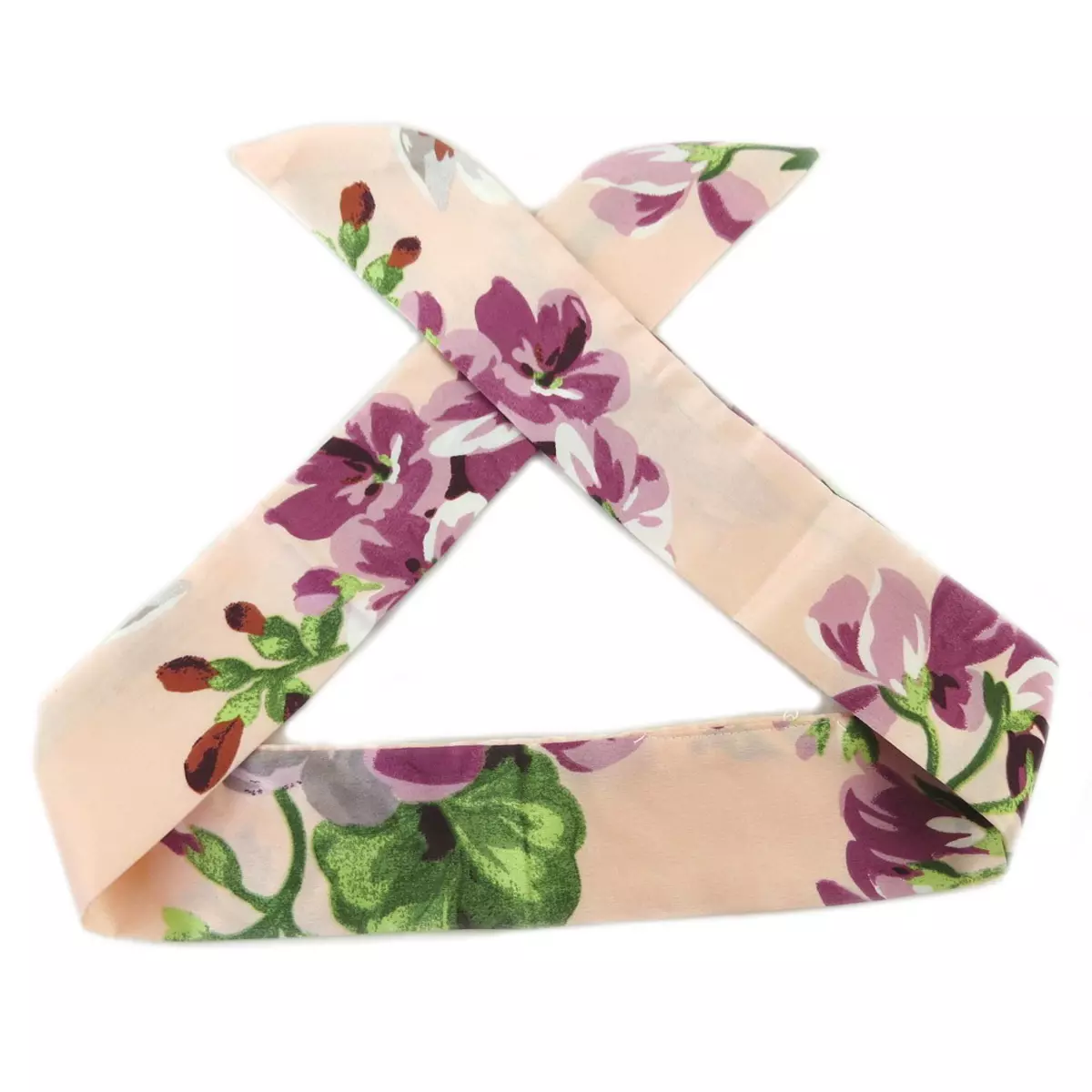 les trésors de lily Bandeau créateur 'Tokyo' rose pâle (rosa romantica) 93x5 mm [Q0122]