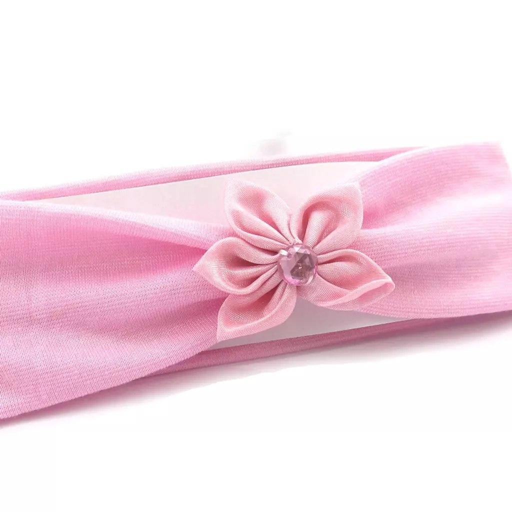 Les Trésors De Lily Bandeau Enfant Cérémonie 'Princesse' Rose 5 Cm [J8962]