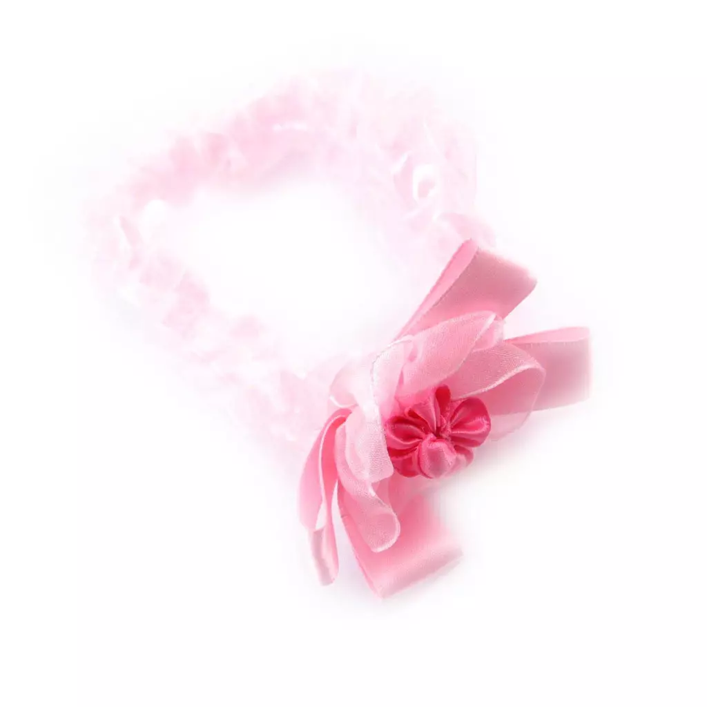 Les Trésors De Lily Bandeau Enfant Cérémonie 'Princesse' Rose Pâle 75x45 Mm [J5908]