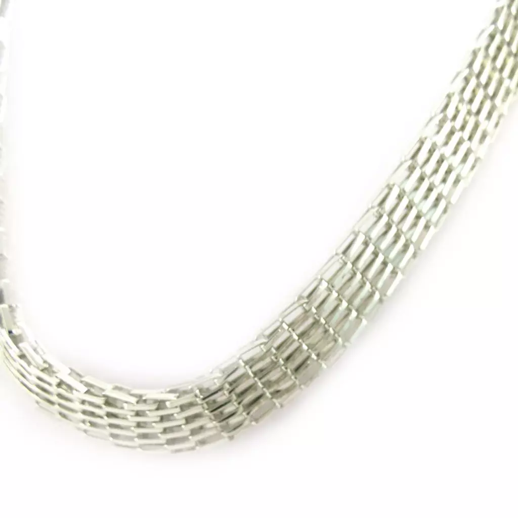 Les Trésors De Lily Bandeau Métal 'Chorégraphie' Argenté 1 Cm [K6517]