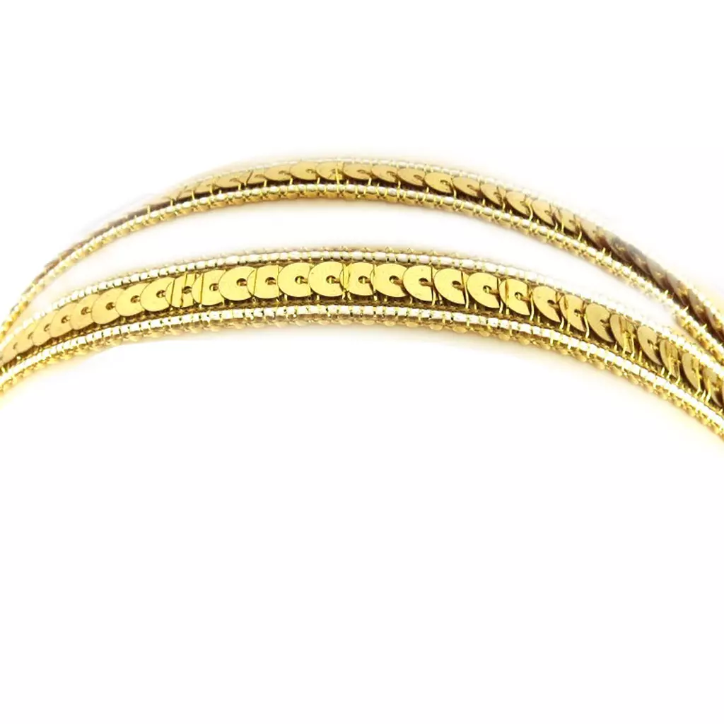 Les Trésors De Lily Bandeau Souple 'Scarlett' Doré 12 Mm (paillettes) [M1817]