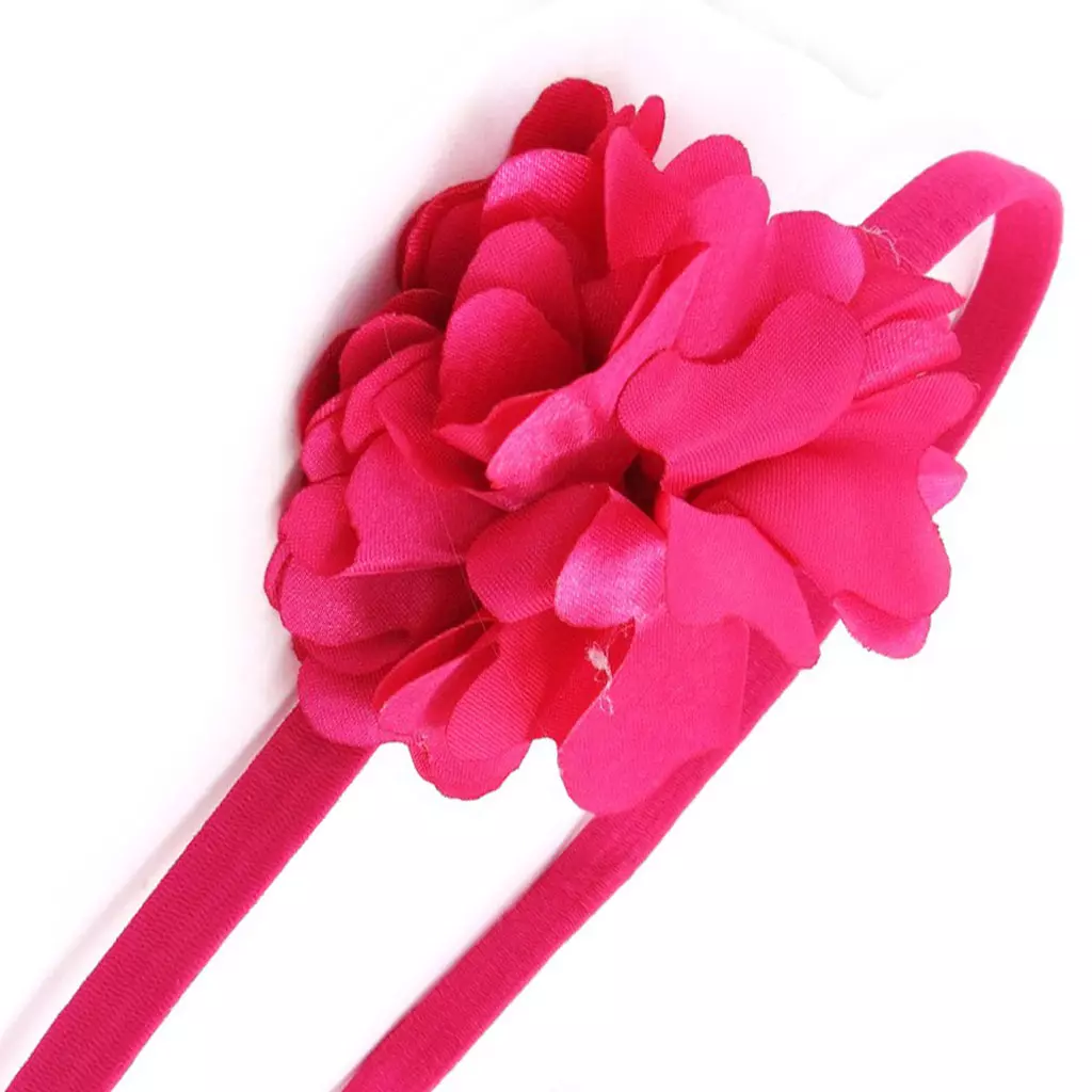 Les Trésors De Lily Bandeau Souple 'Scarlett' Fuschia 7 Cm [J0441]