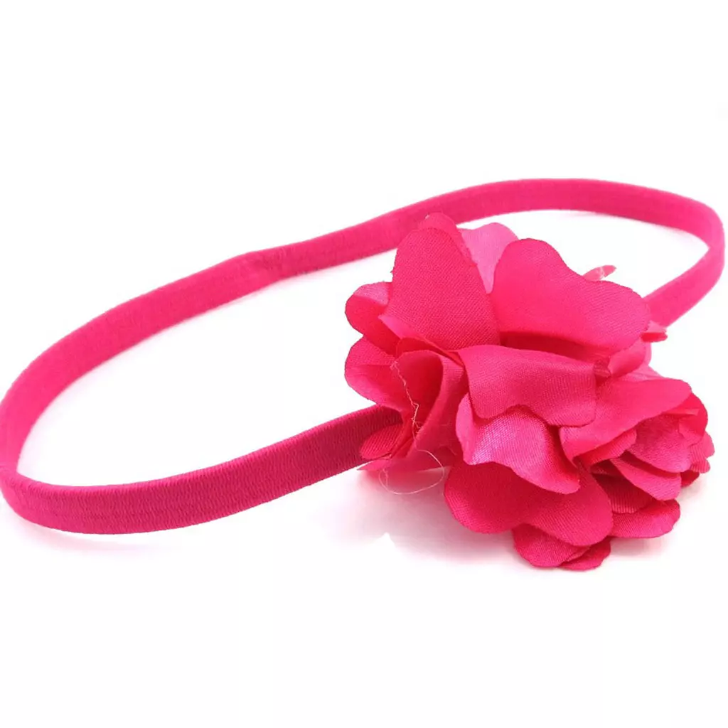 Les Trésors De Lily Bandeau Souple 'Scarlett' Fuschia 7 Cm [J0441]