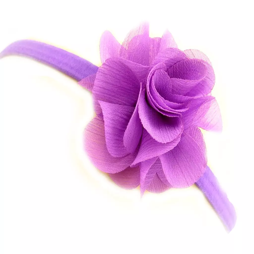 Les Trésors De Lily Bandeau Souple 'Scarlett' Lilas 6 Cm [L1943]