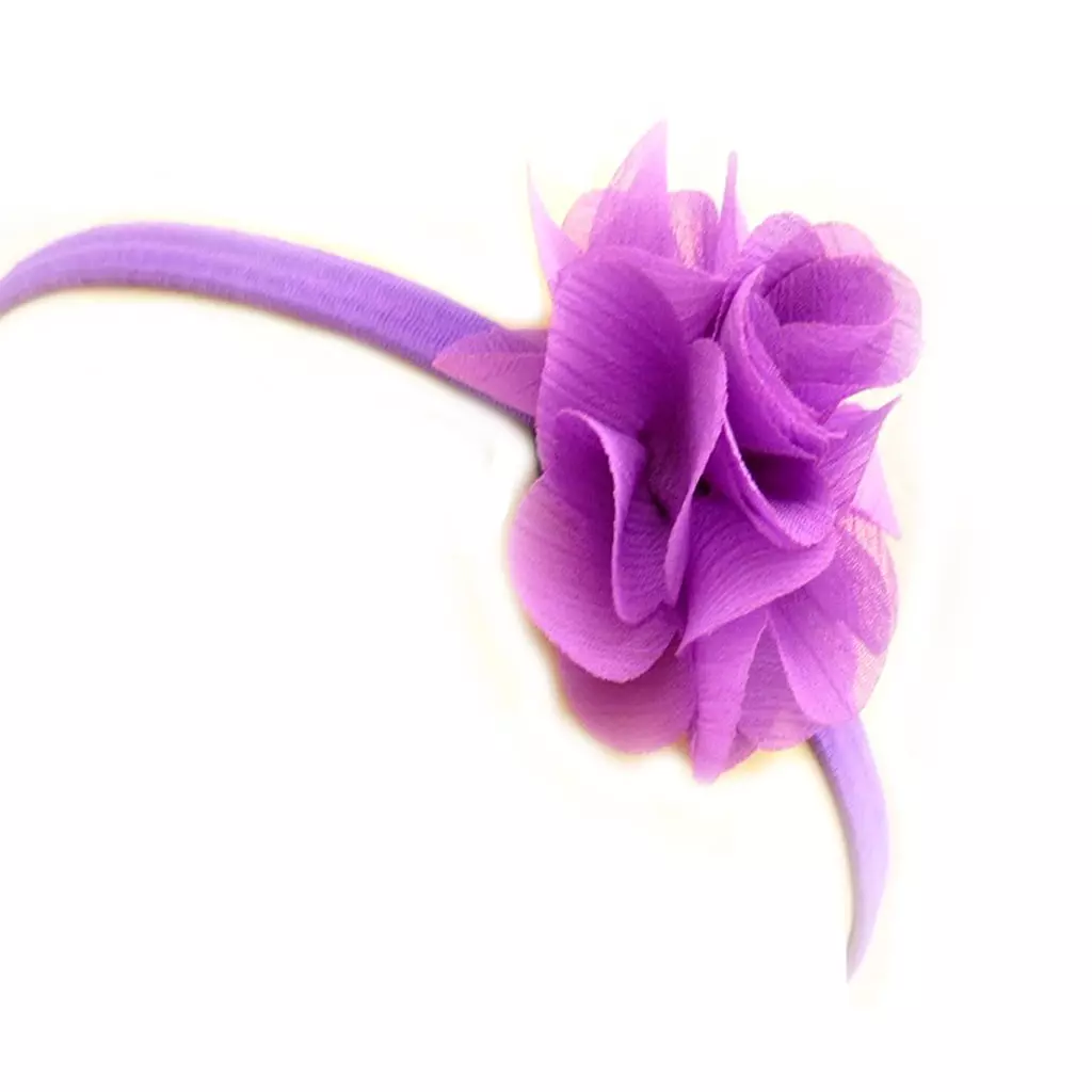 Les Trésors De Lily Bandeau Souple 'Scarlett' Lilas 6 Cm [L1943]