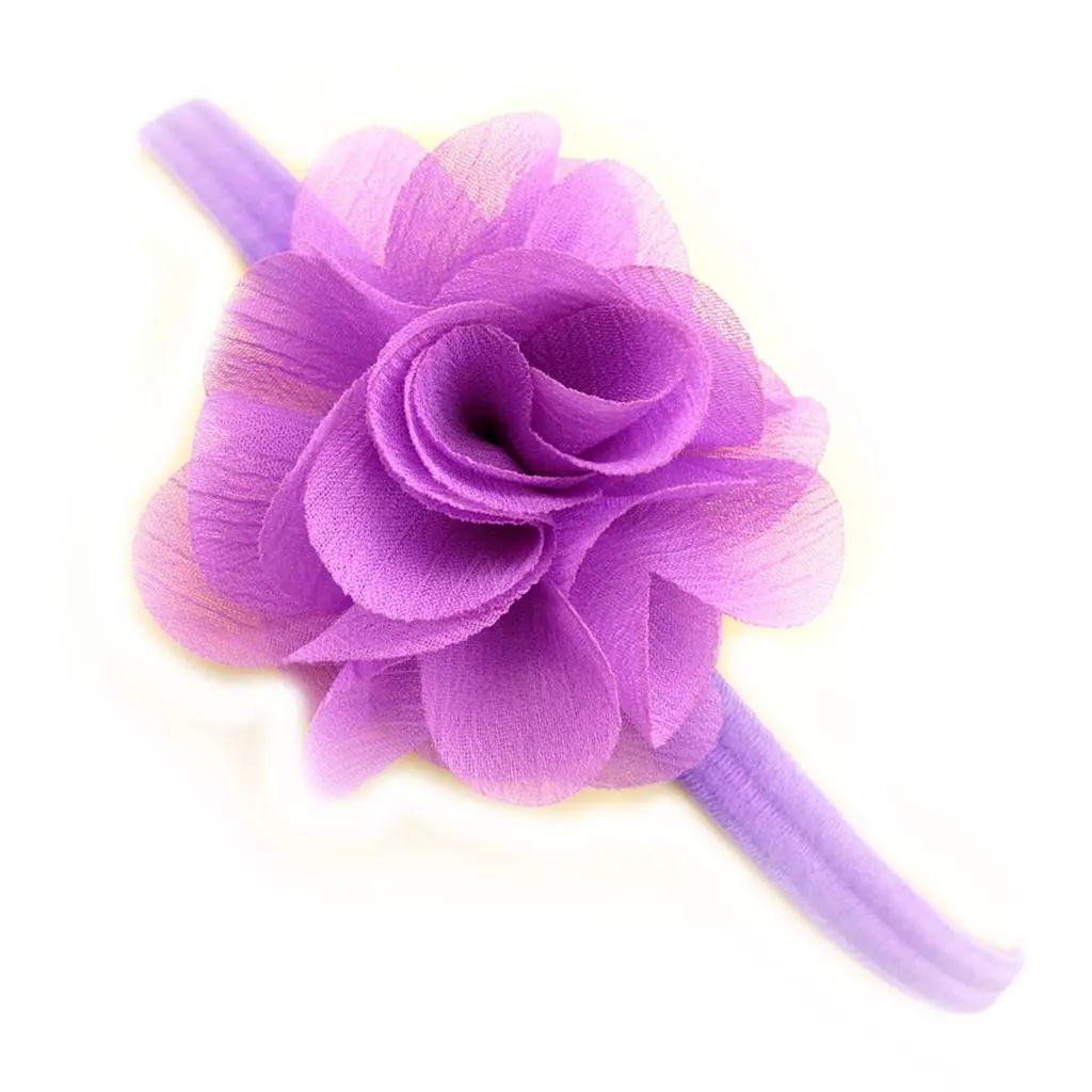 Les Trésors De Lily Bandeau Souple 'Scarlett' Lilas 6 Cm [L1943]