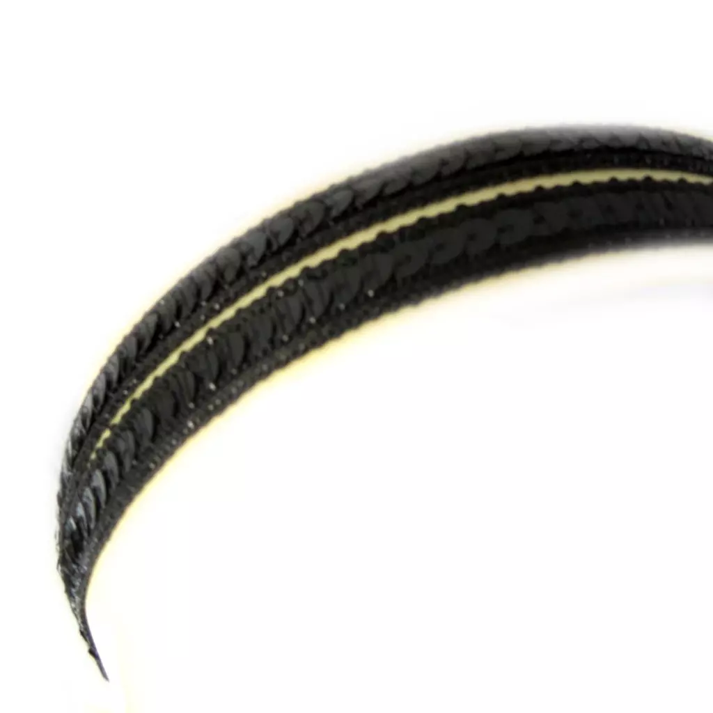 Les Trésors De Lily Bandeau Souple 'Scarlett' Noir 12 Mm (paillettes) [M1816]