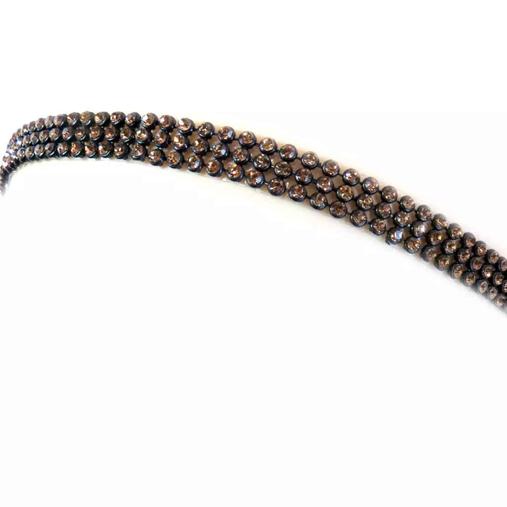 Les Trésors De Lily Bandeau Souple 'Sissi' Ambre 1 Cm [L6374]