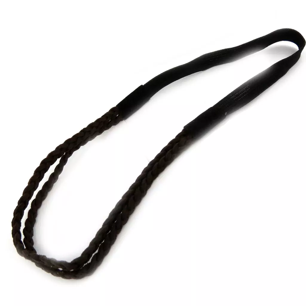Les Trésors De Lily Bandeau 'Tresses' Marron 2 Rangs [L6366]