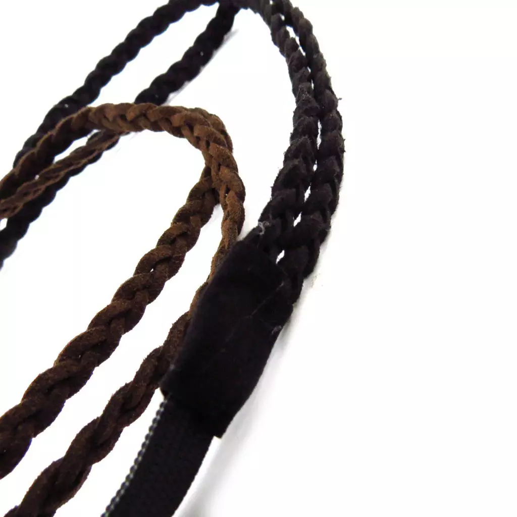 Les Trésors De Lily Bandeau 'Tresses' Noir 2 Rangs [R7808]