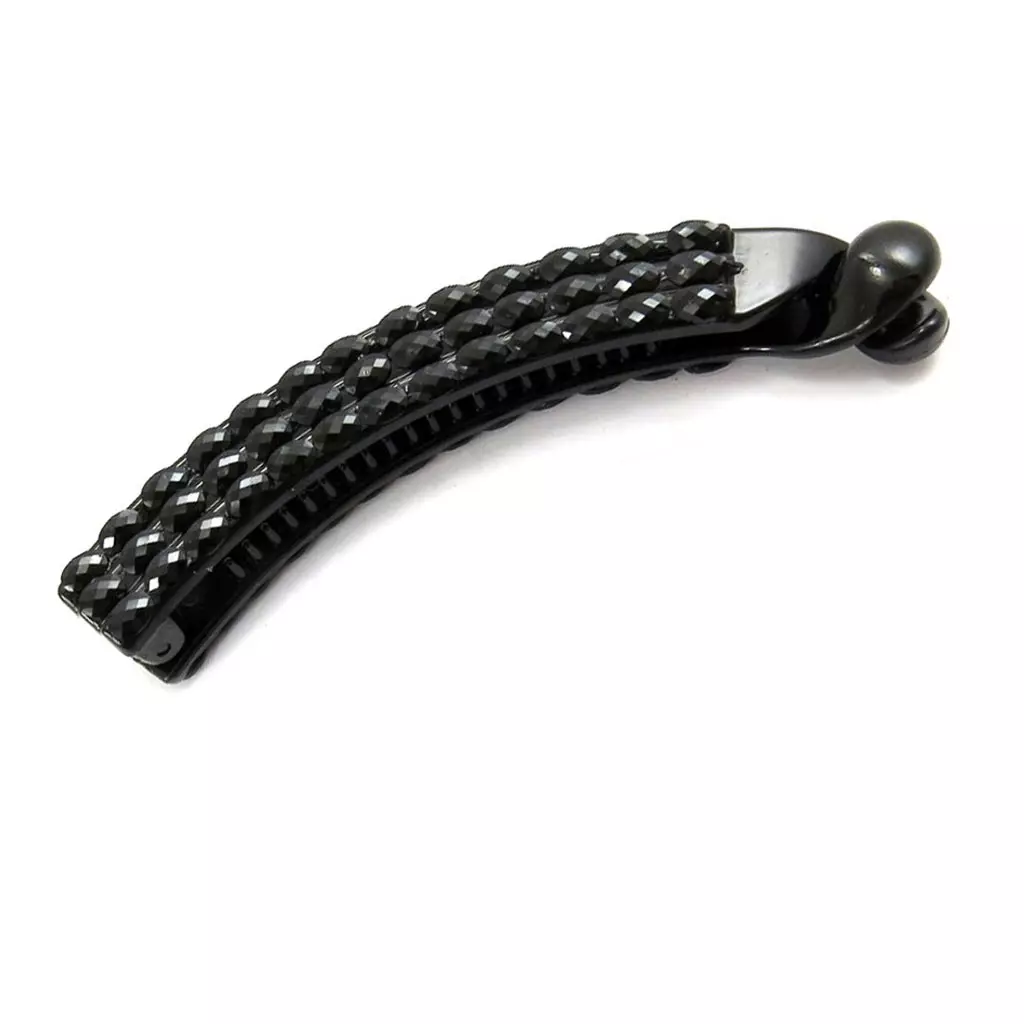 les trésors de lily Barrette américaine 'Scarlett' noir 10 cm [R7871]