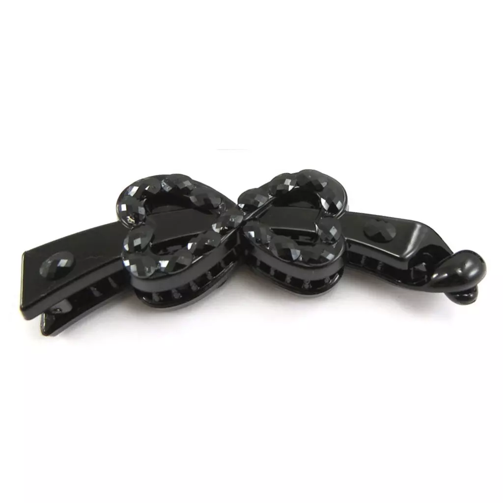 les trésors de lily Barrette américaine 'Scarlett' noir 105x25 mm [R7878]