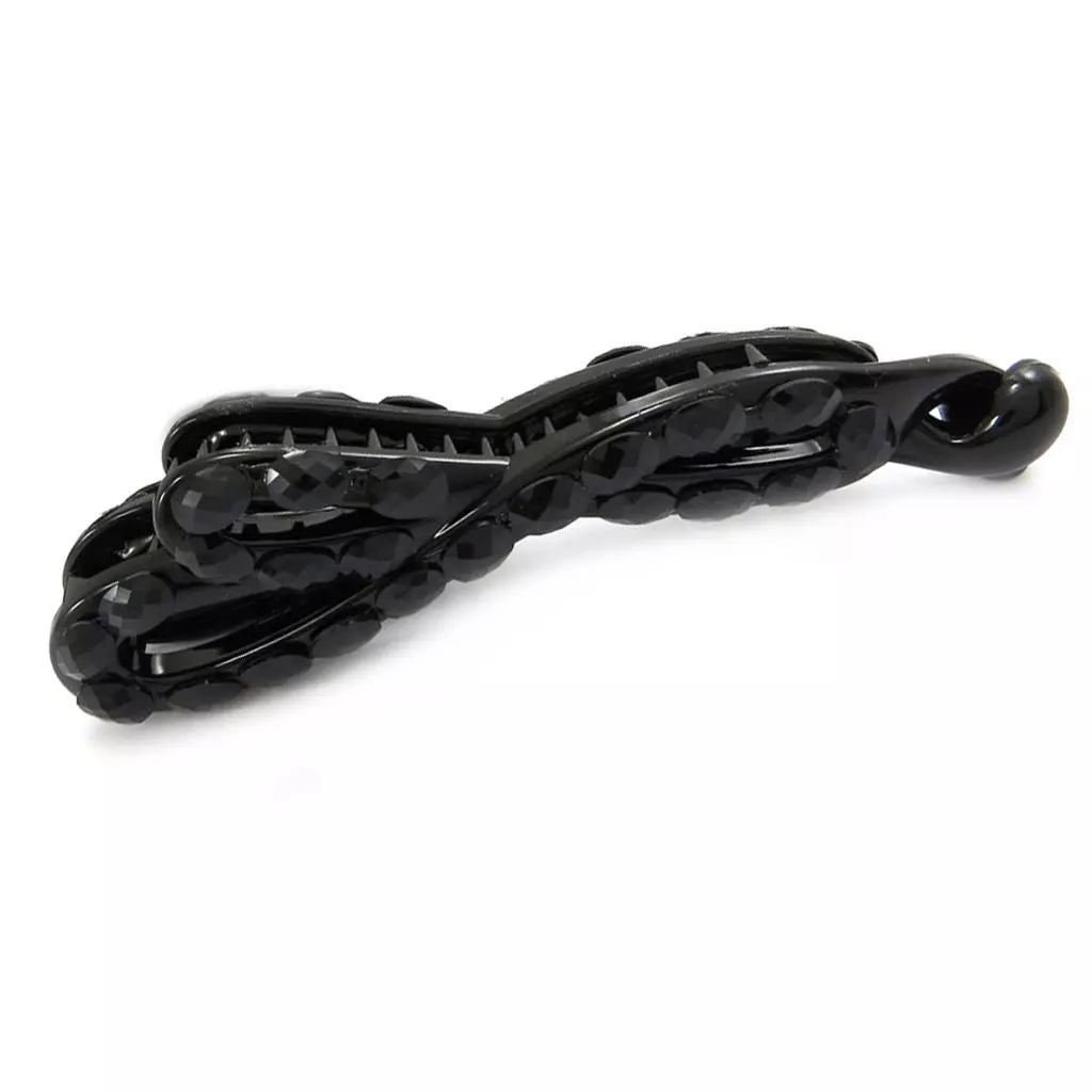 Les Trésors De Lily Barrette Américaine 'Scarlett' Noir 105x30 Mm [R7877]