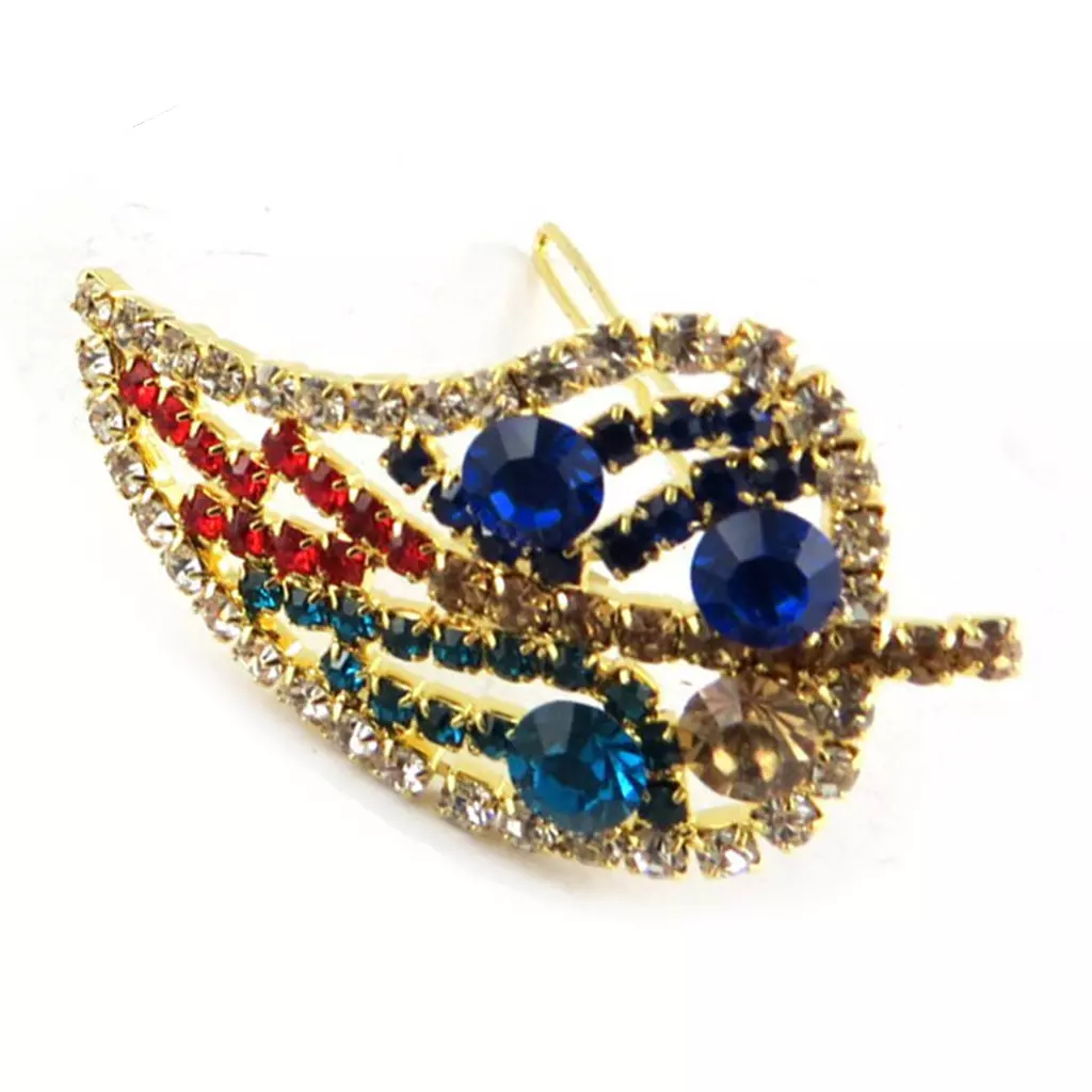 Les Trésors De Lily Barrette Boule Créateur 'Sissi' Tutti Frutti 58x28 Mm (feuille) [R7835]