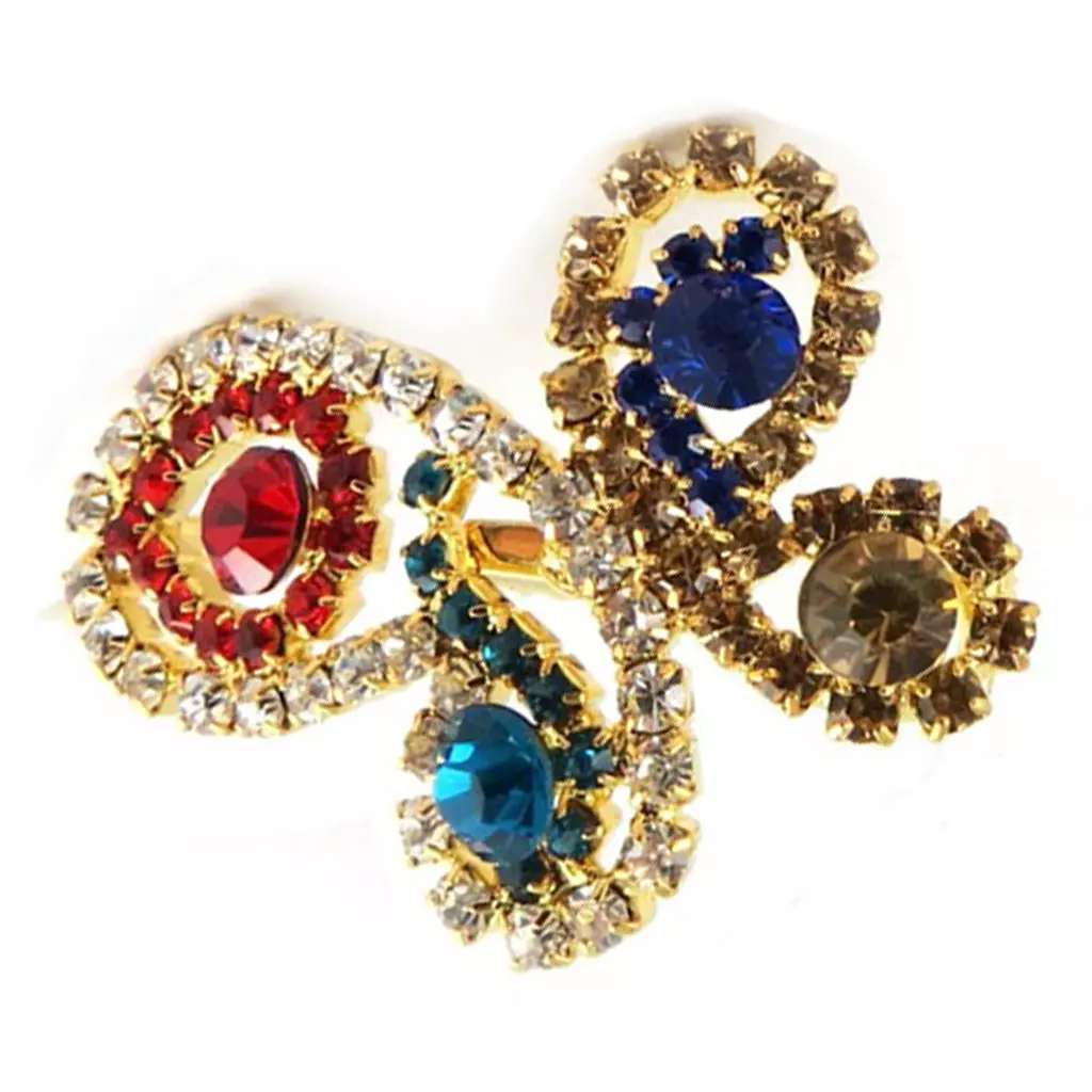 Les Trésors De Lily Barrette Boule Créateur 'Sissi' Tutti Frutti 60x35 Mm (papillon) [R7836]