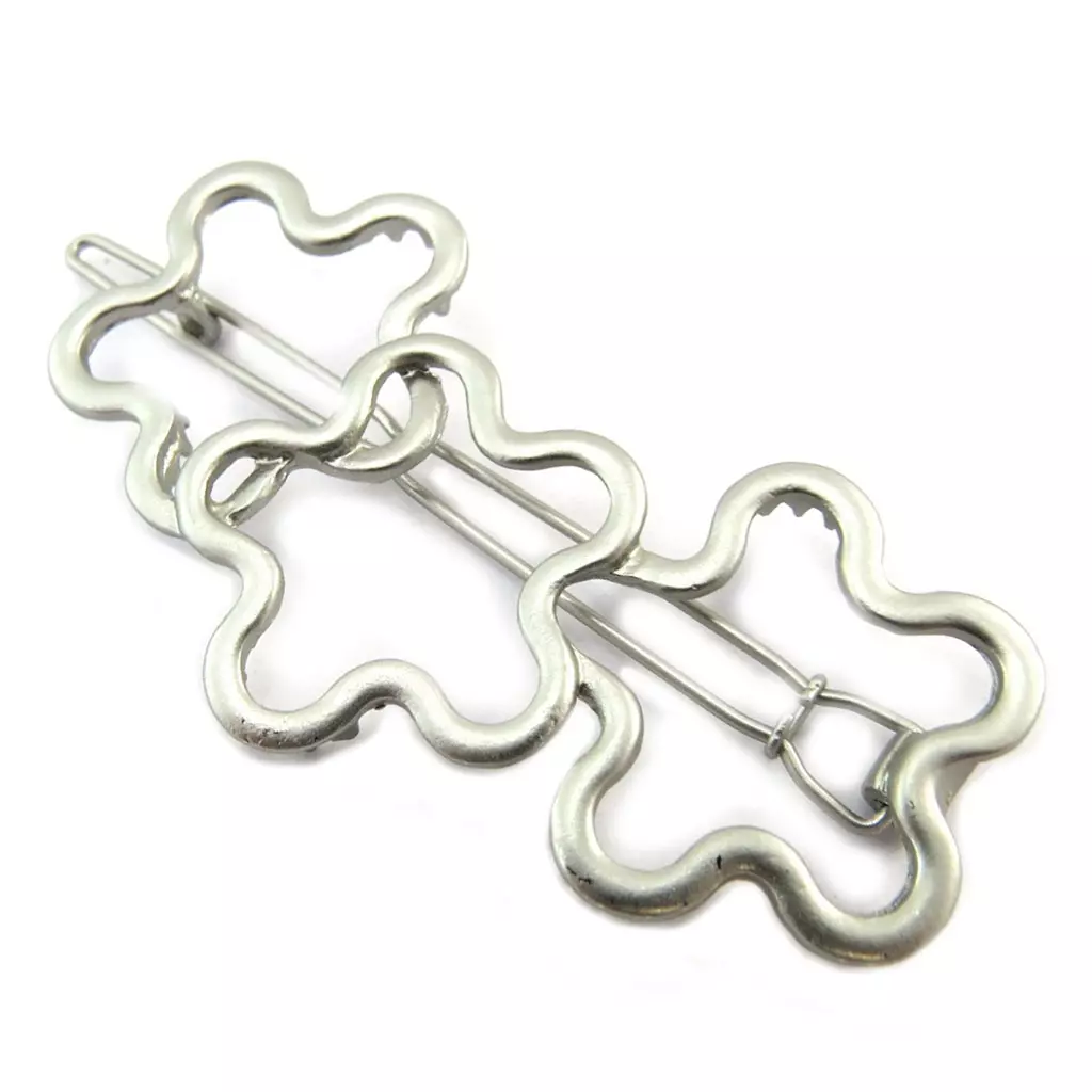 Les Trésors De Lily Barrette Boule 'Flora' Argenté 7x35 Cm [P3829]