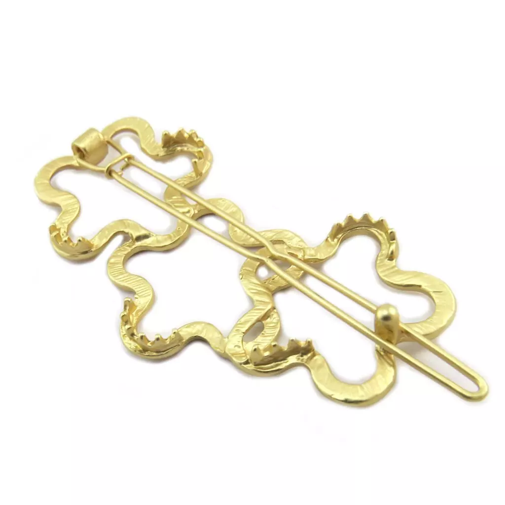 Les Trésors De Lily Barrette Boule 'Flora' Doré 7x35 Cm [P3828]