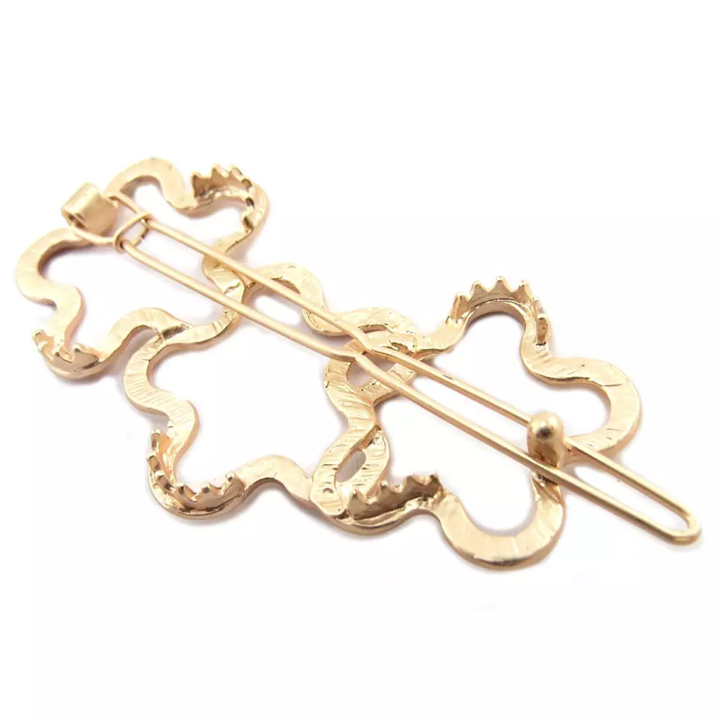 Les Trésors De Lily Barrette Boule 'Flora' Doré Rosé (gold Pink) 7x35 Cm [P3827]