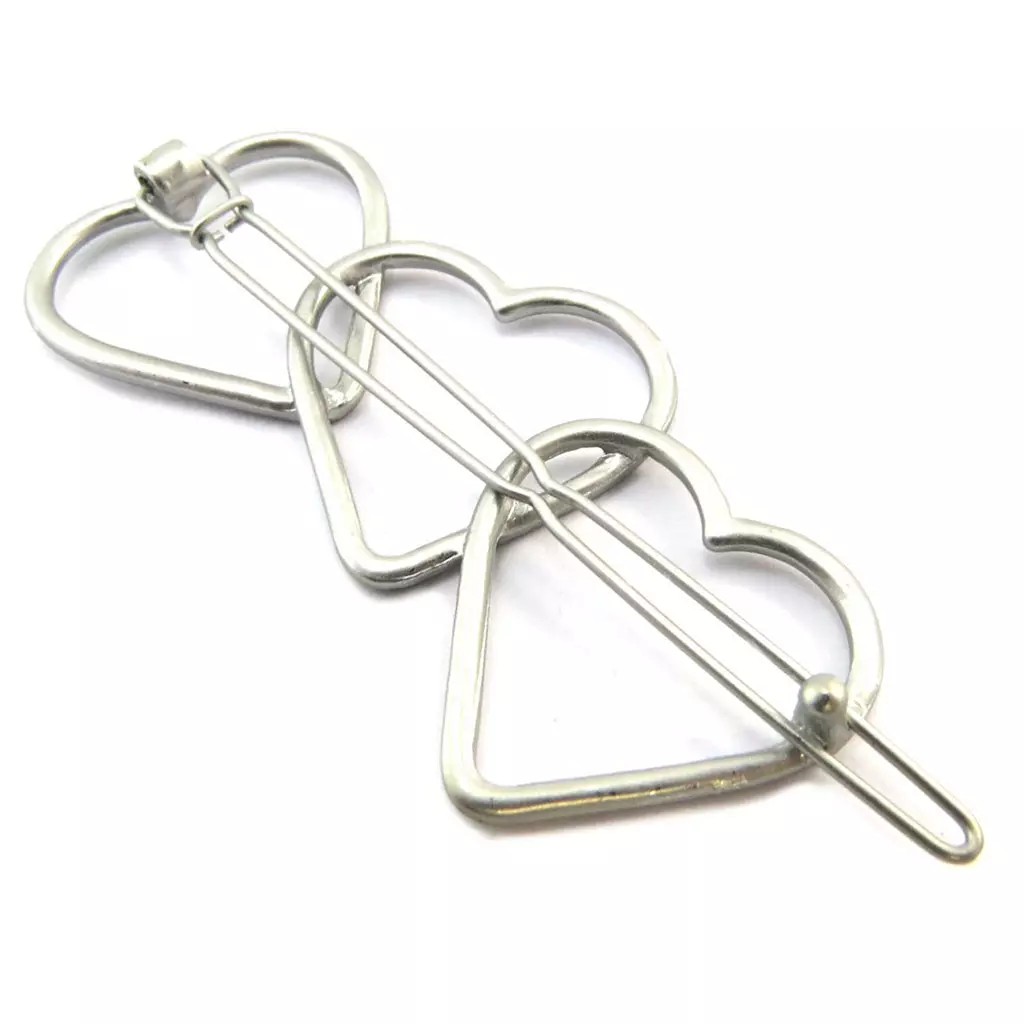 Les Trésors De Lily Barrette Boule 'Love' Argenté 73x35 Cm [P3823]