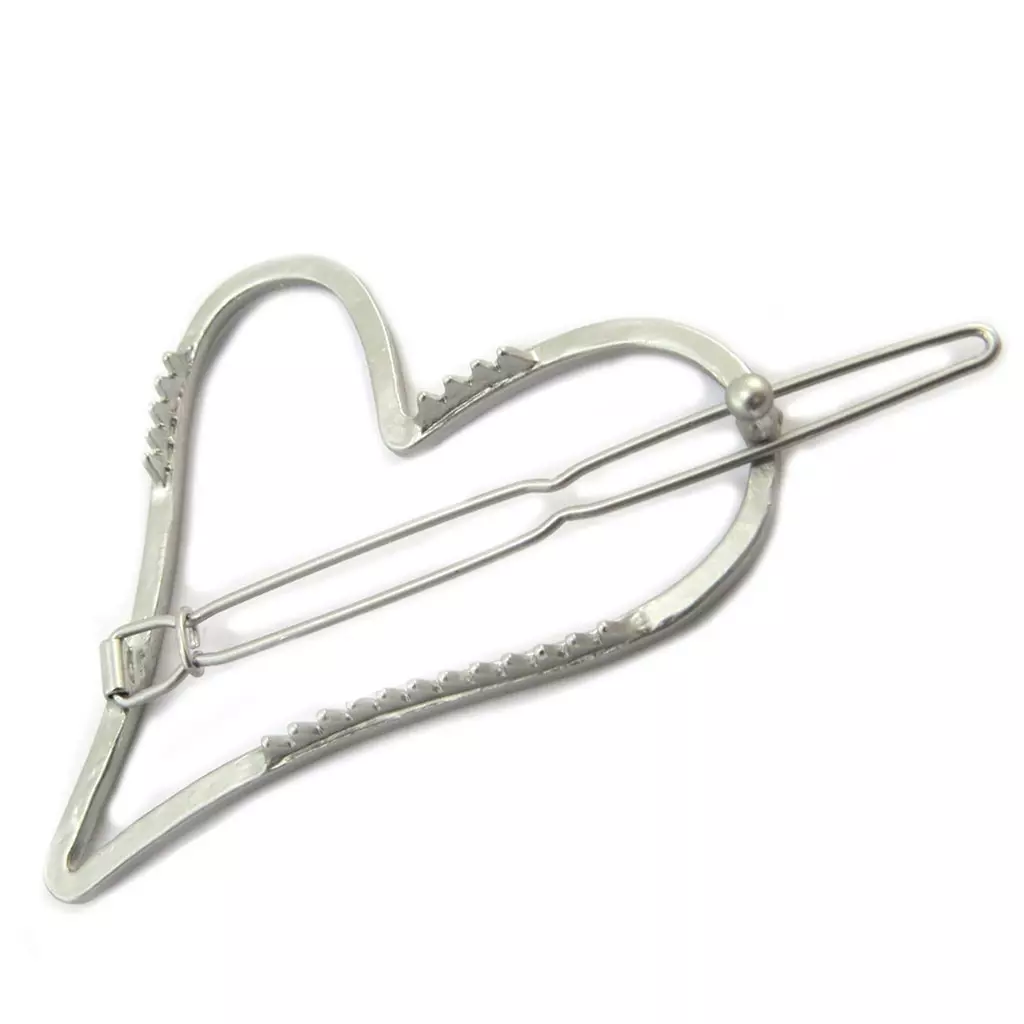 Les Trésors De Lily Barrette Boule 'Love' Argenté 75x5 Cm [P3850]