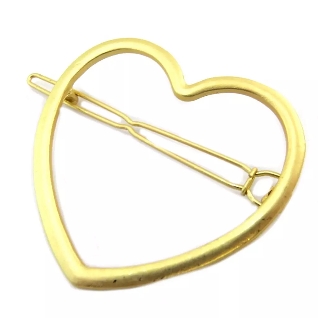 les trésors de lily Barrette boule 'Love' doré 55x45 cm [P3819]