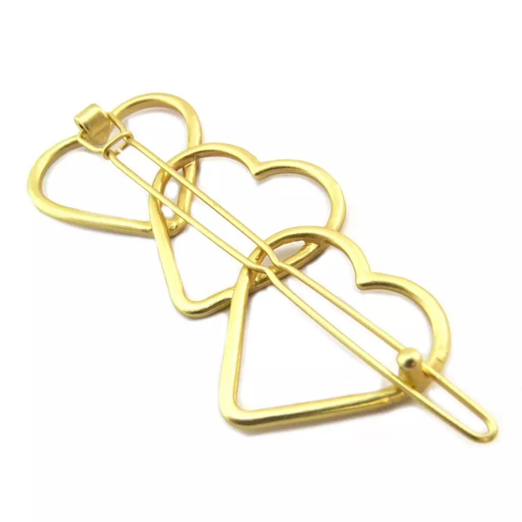 Les Trésors De Lily Barrette Boule 'Love' Doré 73x35 Cm [P3822]