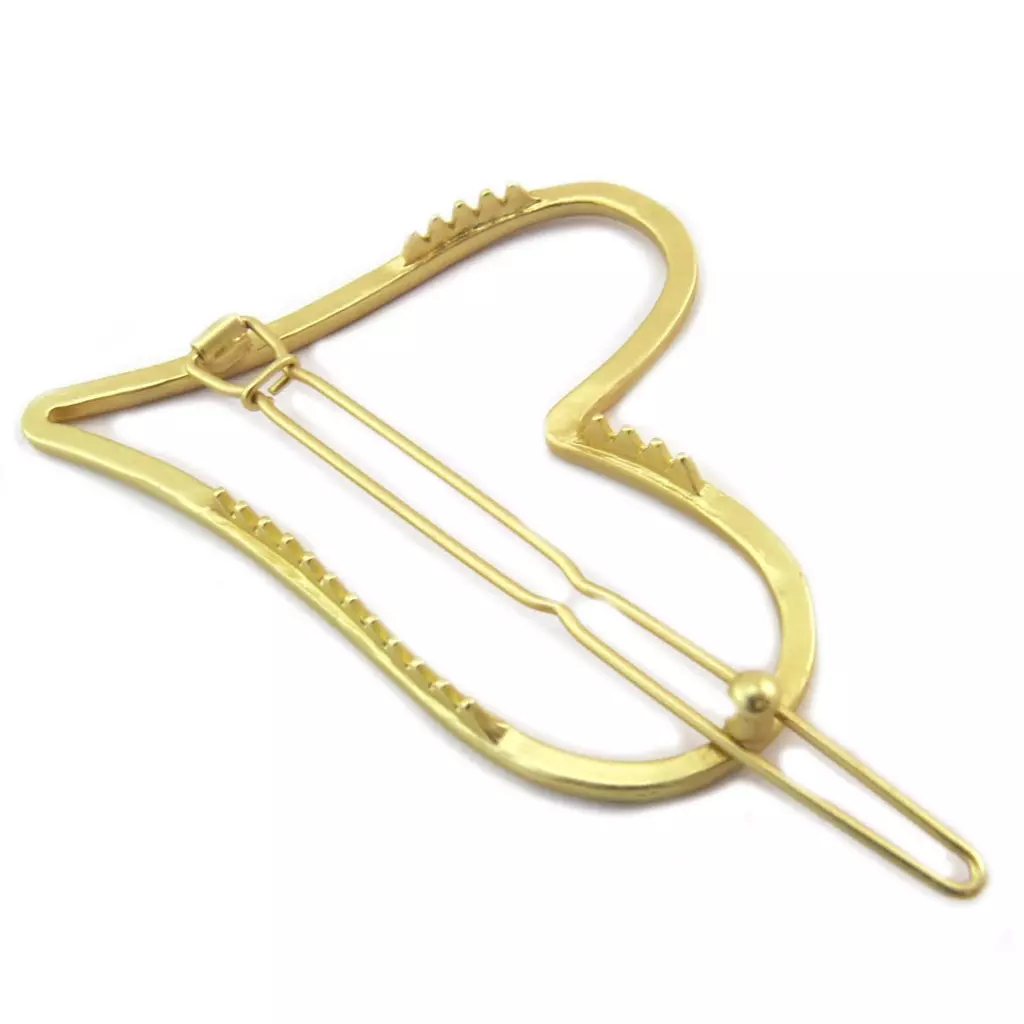 Les Trésors De Lily Barrette Boule 'Love' Doré 75x5 Cm [P3851]