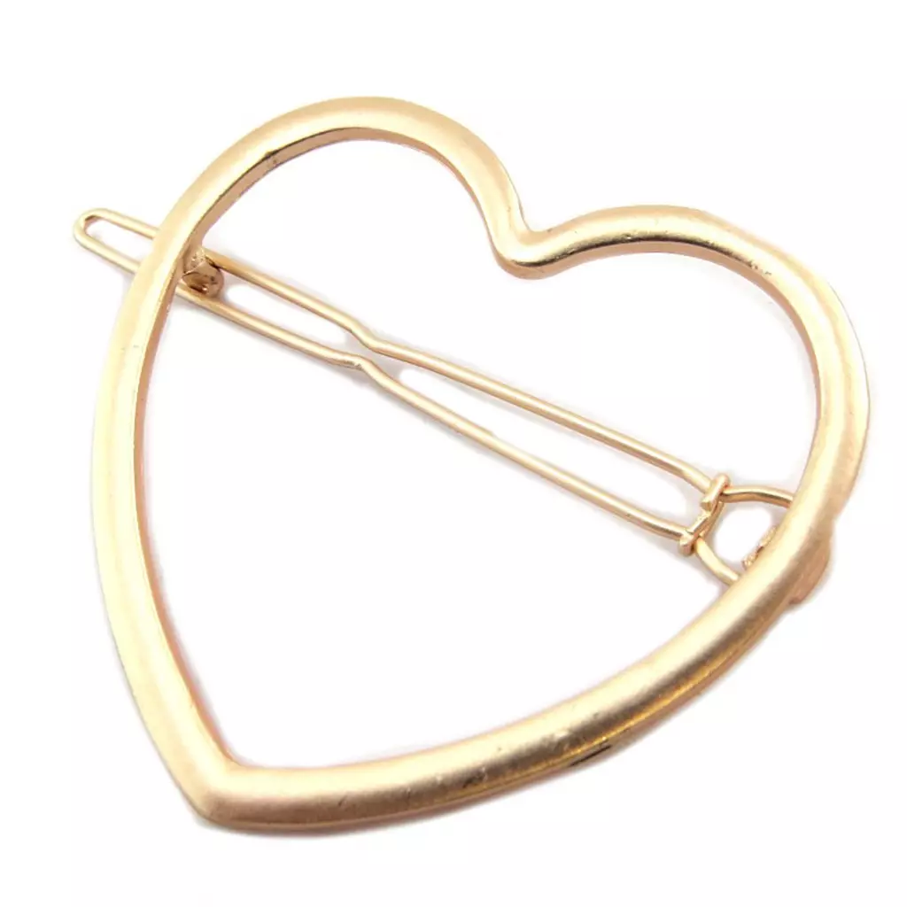 les trésors de lily Barrette boule 'Love' doré rosé (gold pink) 55x45 cm [P3820]