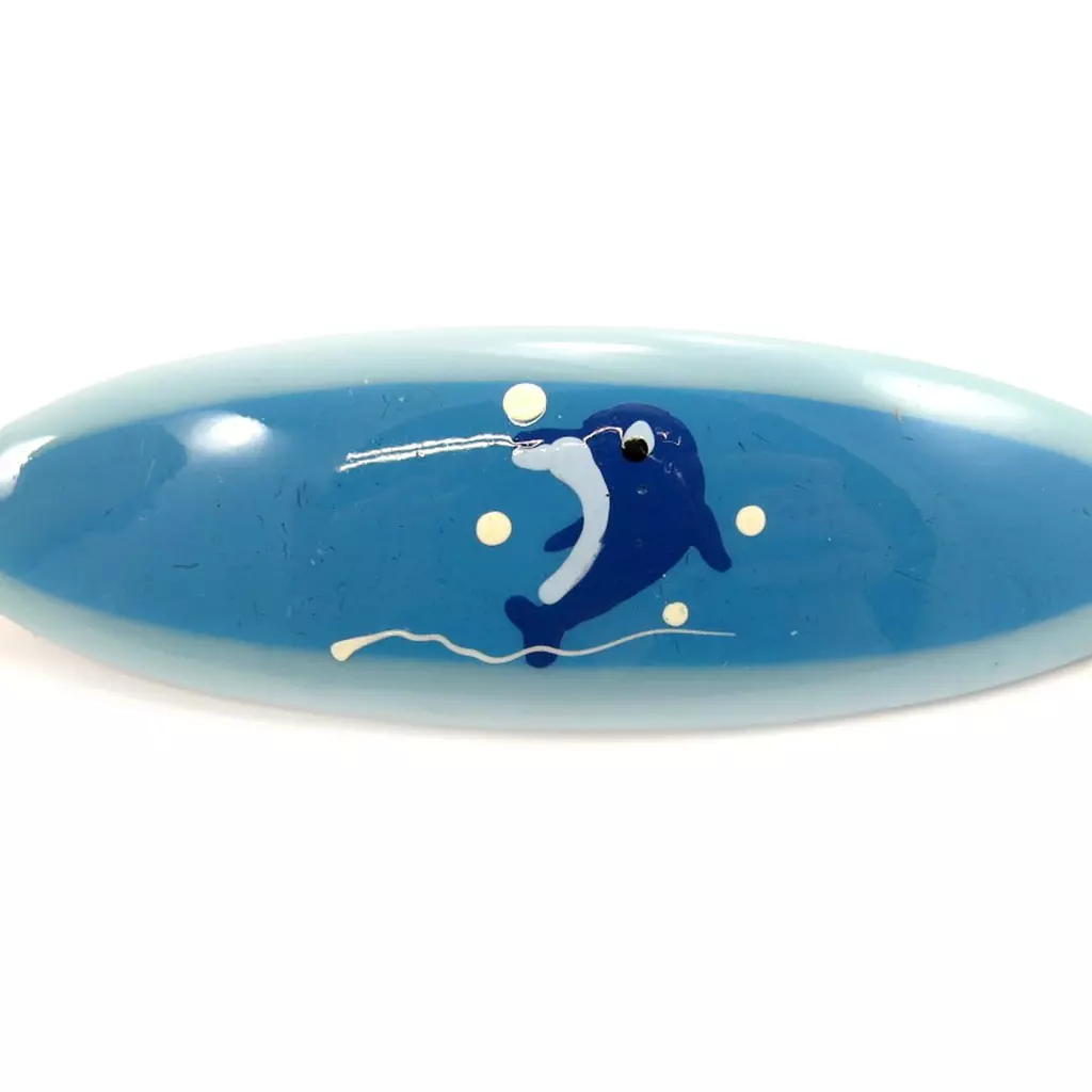 Les Trésors De Lily Barrette 'Coloriage' Bleu (dauphin) 90x27 Mm [L5056]