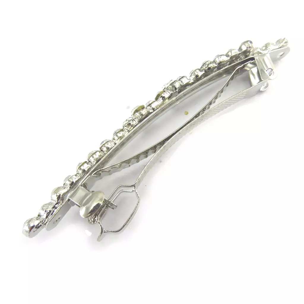 Les Trésors De Lily Barrette Créateur 'Cristal' Blanc 85x10 Mm [K0952]