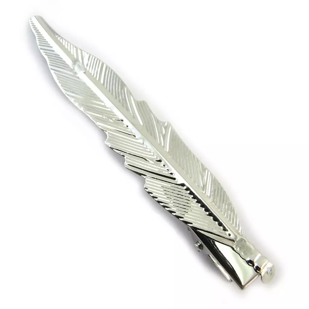 Les Trésors De Lily Barrette Créateur 'Feuille D'Or' Argenté 100x17 Mm [N4682]