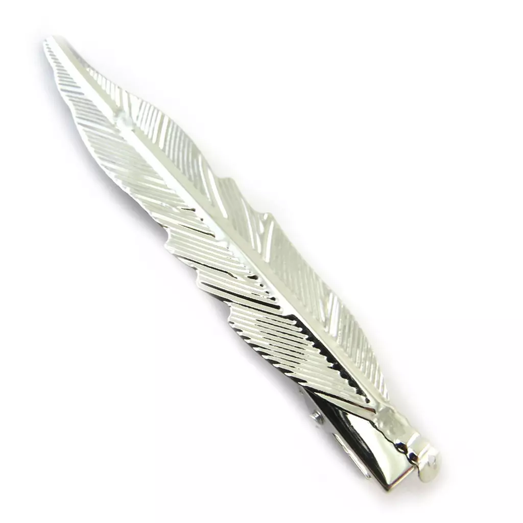 Les Trésors De Lily Barrette Créateur 'Feuille D'Or' Argenté 100x17 Mm [N4682]