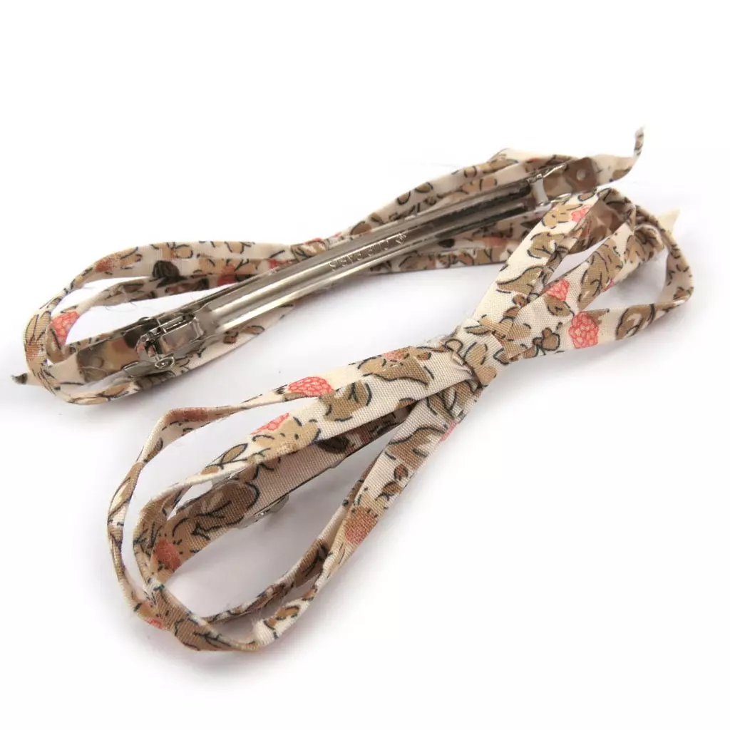 Les Trésors De Lily Barrette Créateur 'Liberty' Beige Pèche 11 Cm [R7822]