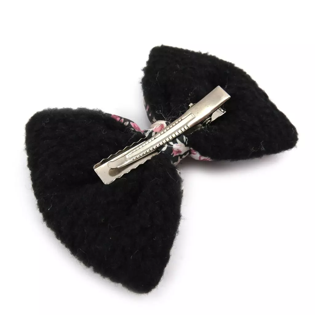 Les Trésors De Lily Barrette Créateur 'Liberty' Rose Noir 10x8 Cm [K1045]