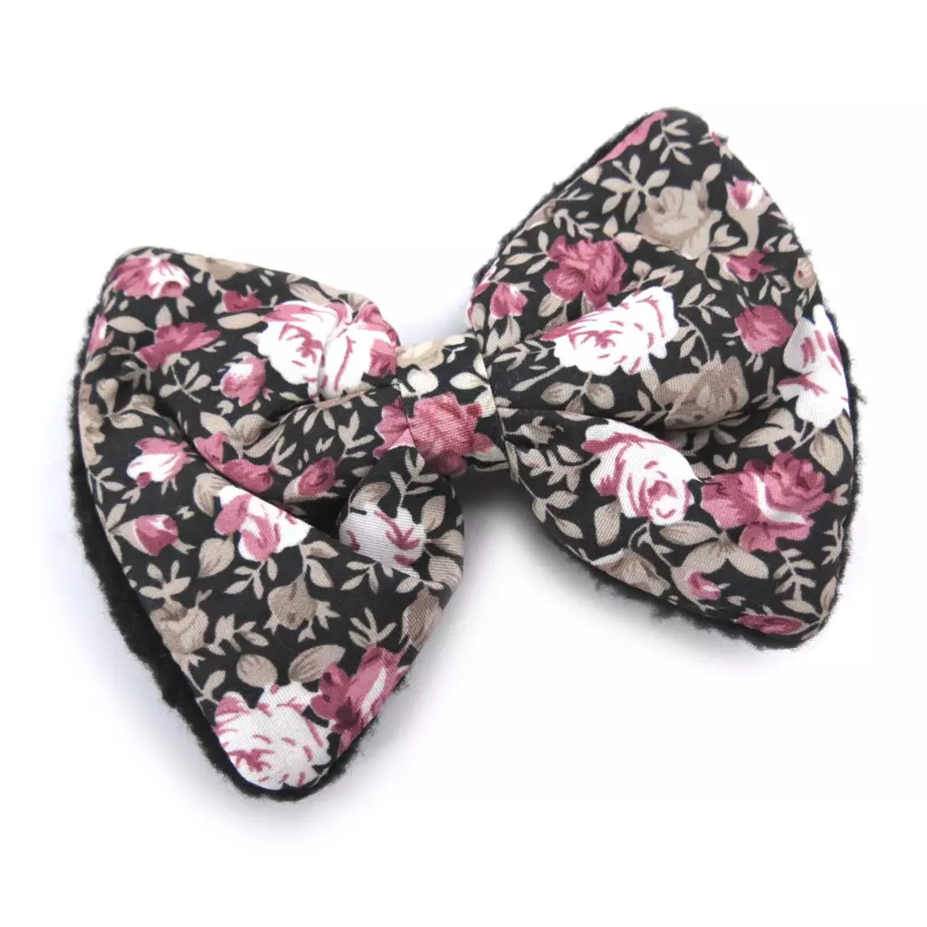 Les Trésors De Lily Barrette Créateur 'Liberty' Rose Noir 10x8 Cm [K1045]