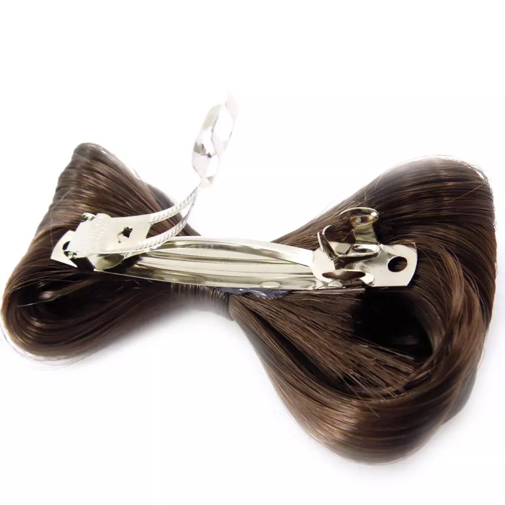 Les Trésors De Lily Barrette Créateur 'Scarlett' Faux Cheveux Marron 10 Cm [J5784]