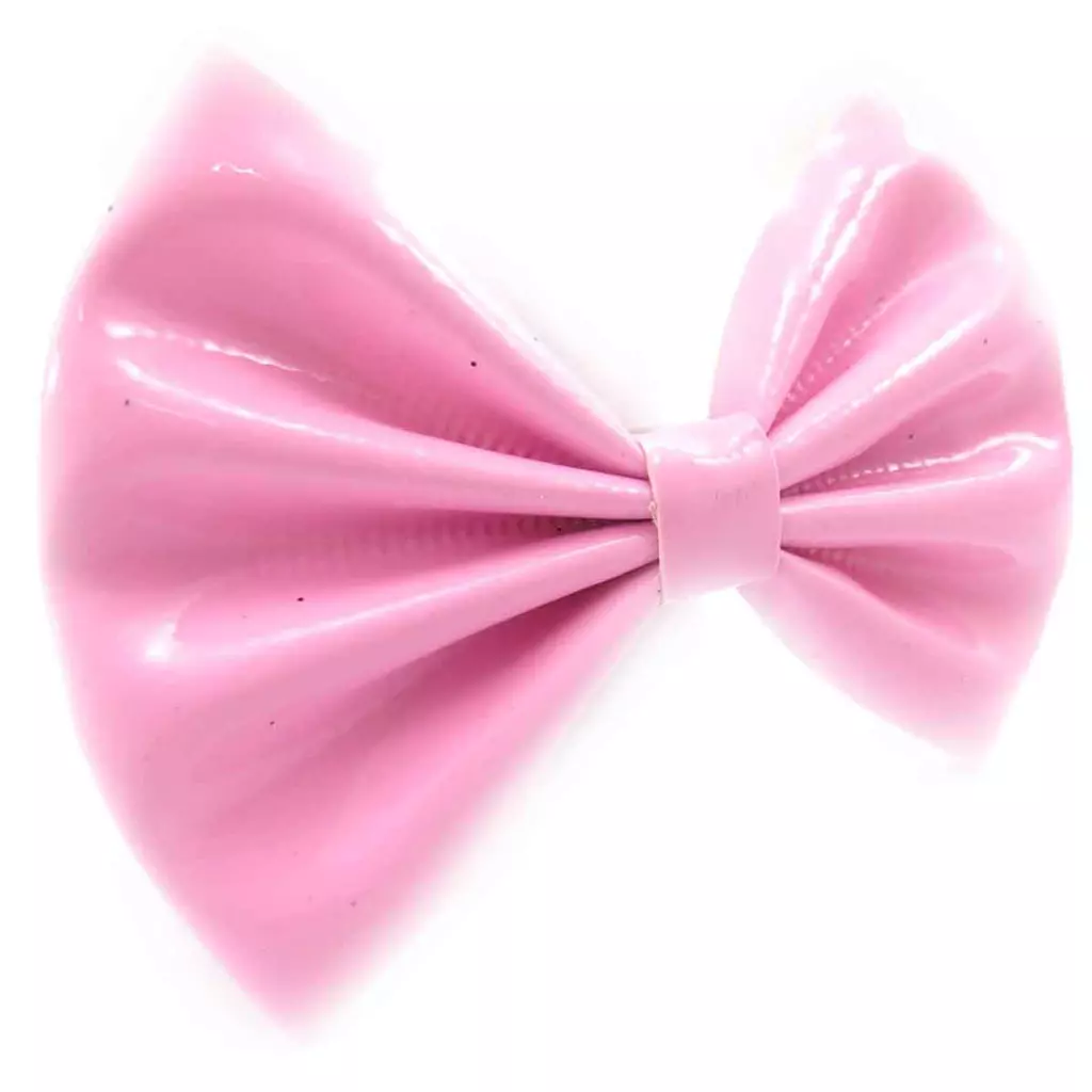 les trésors de lily Barrette créateur 'Scarlett' rose vernis 7 cm [J8969]