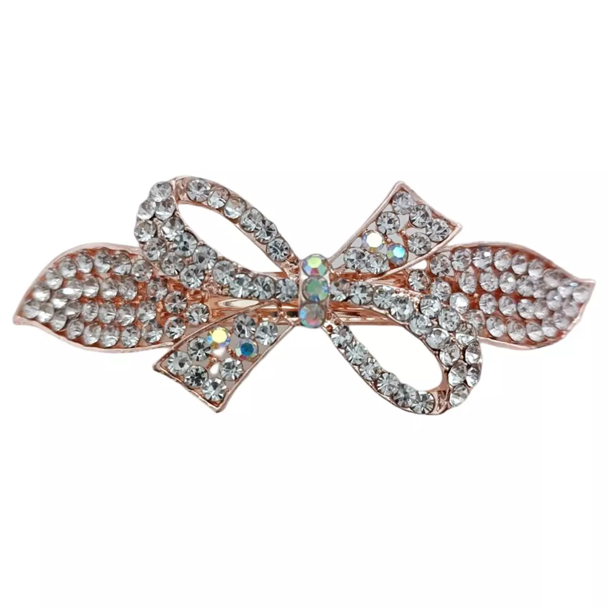 les trésors de lily Barrette créateur 'Sissi' blanc 80x30 mm [R7669]