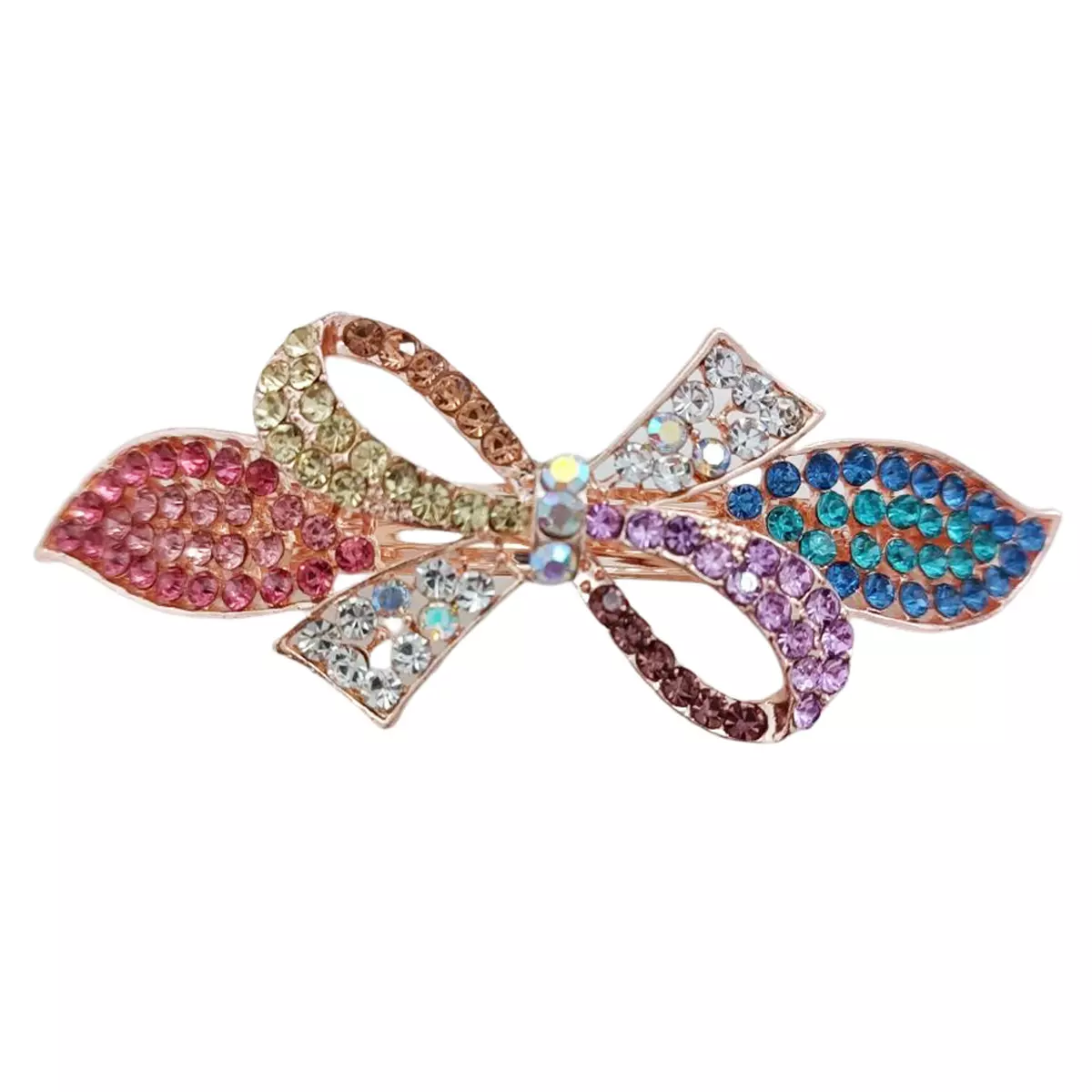 les trésors de lily Barrette créateur 'Sissi' multicolore 80x30 mm [R7666]