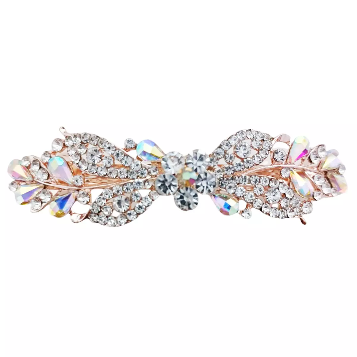 les trésors de lily Barrette créateur 'Sissi' violet gris 8x2 cm [R7506]