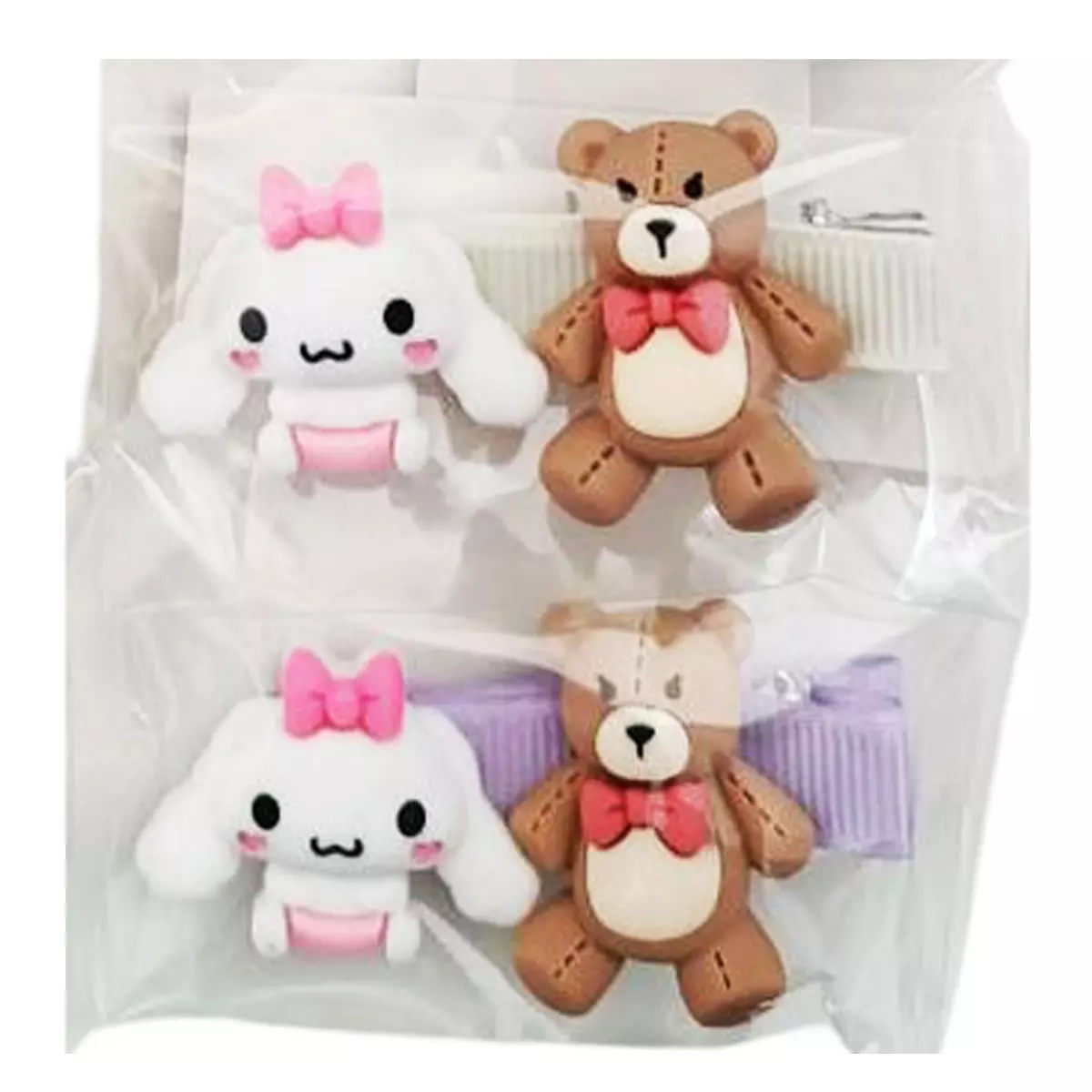 les trésors de lily Barrette enfant 'Kawaï' multicolore 5 cm motif 25 mm [R7606]