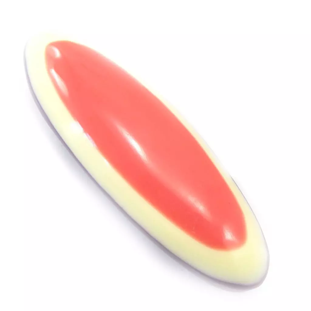les trésors de lily Barrette résine 'Coloriage' rose beige 11x3 cm [R7762]