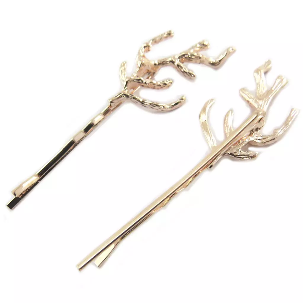 Les Trésors De Lily Barrettes Créateur 'Roots' Doré Rosé (gold Pink) 65x2 Cm [P3833]