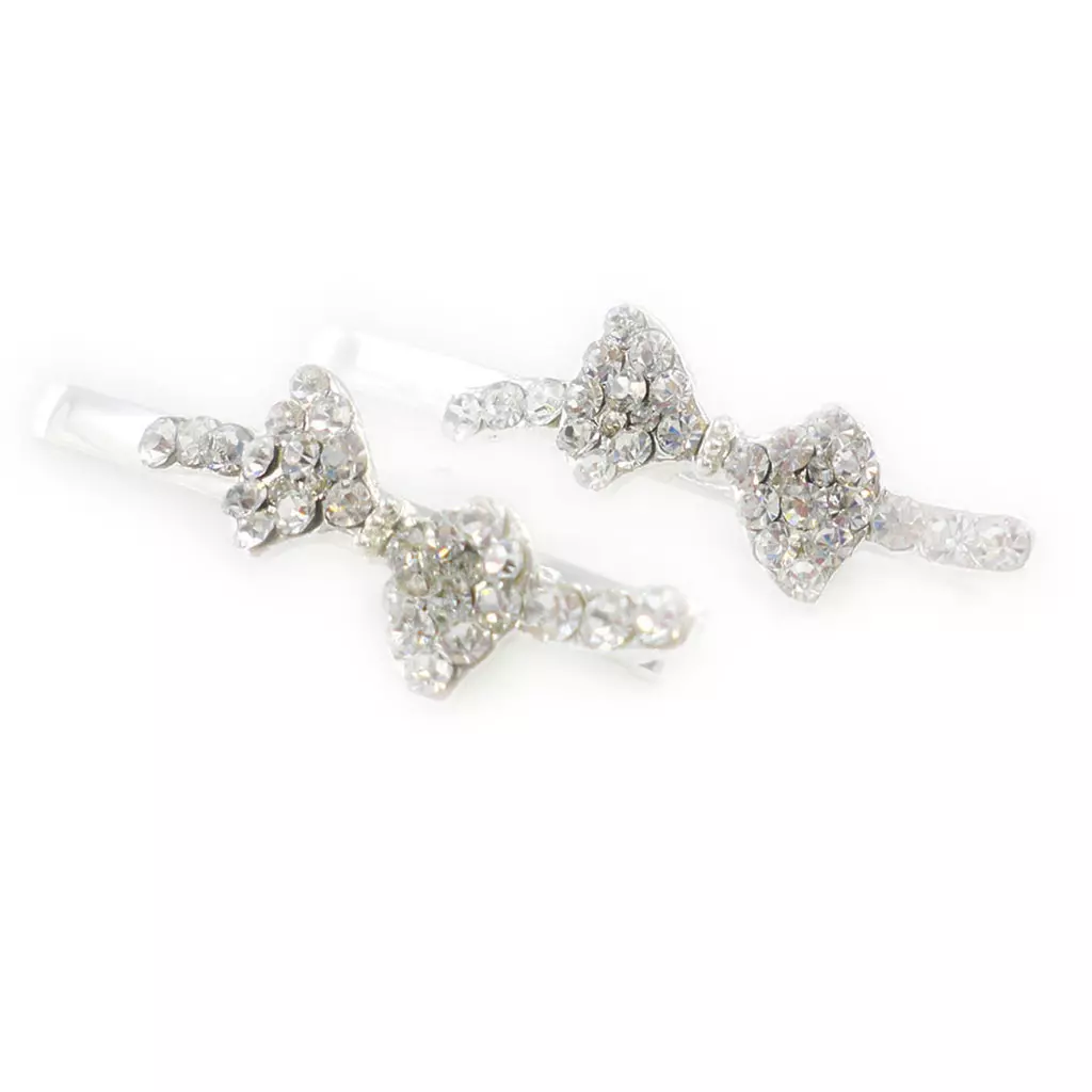 Les Trésors De Lily Barrettes Créateur 'Sissi' Blanc 6 Cm 40x12 Mm [I9273]
