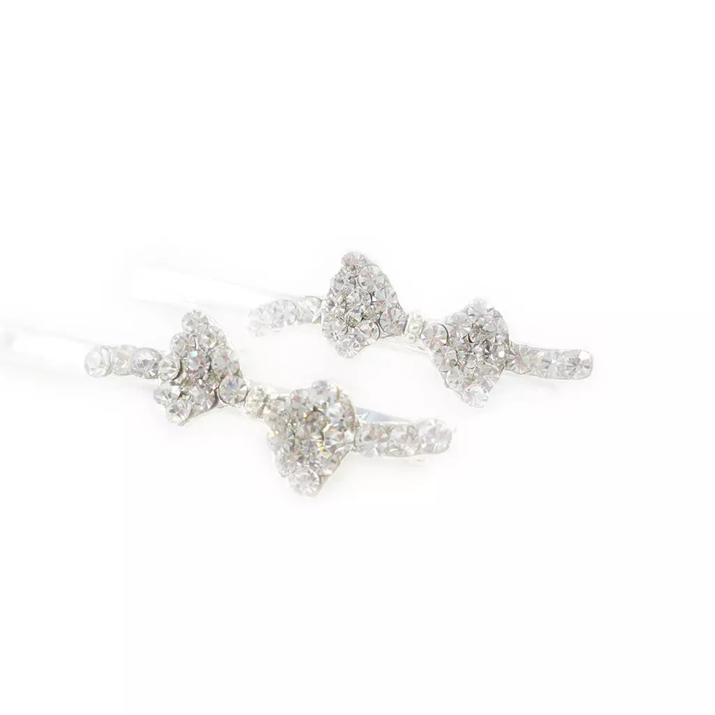 Les Trésors De Lily Barrettes Créateur 'Sissi' Blanc 6 Cm 40x12 Mm [I9273]