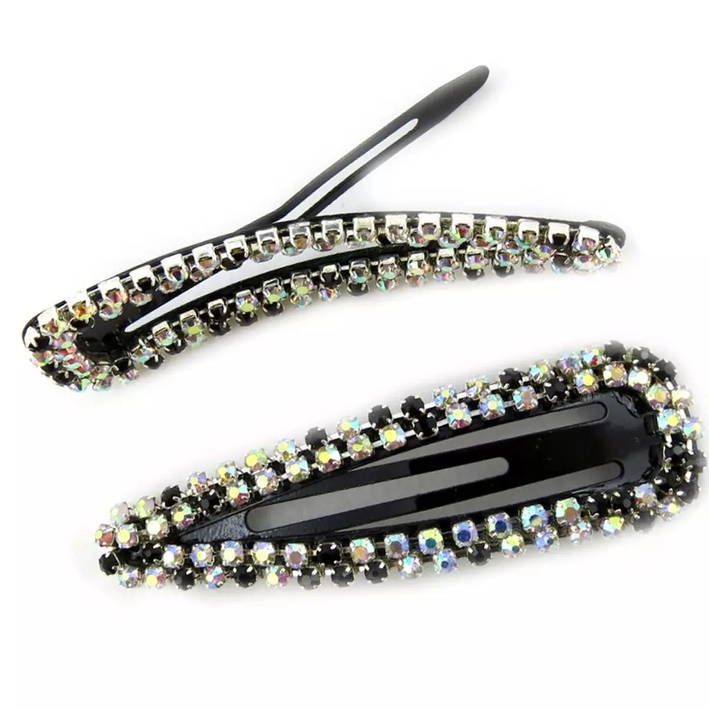 Les Trésors De Lily Barrettes Créateur 'Sissi' Blanc (cristal) 60x17 Mm [M0699]