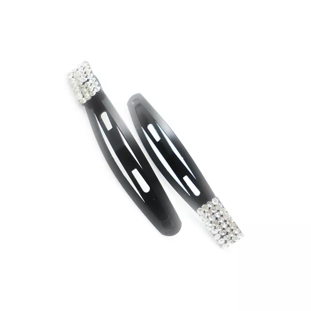 Les Trésors De Lily Barrettes Créateur 'Sissi' Blanc (cristal) 67x12 Mm [I9260]