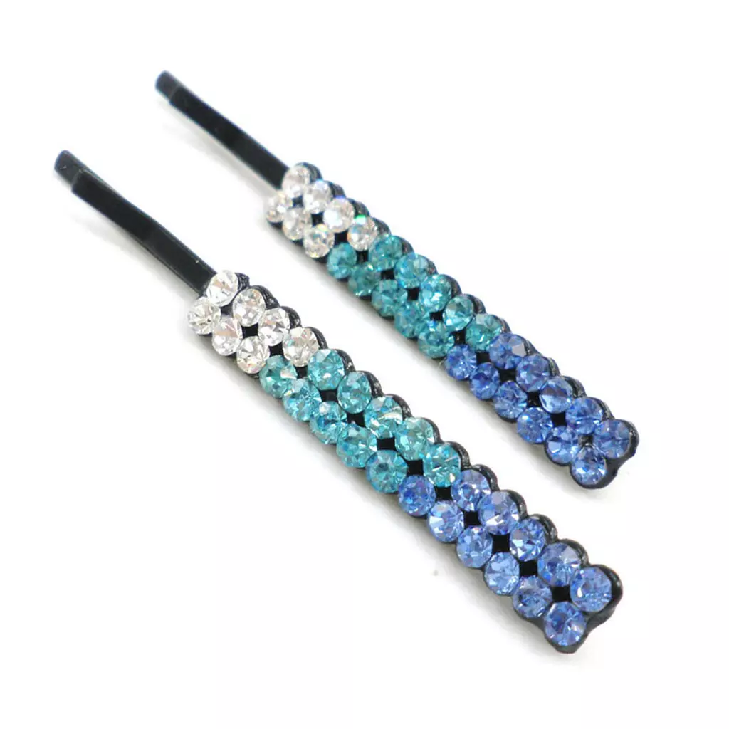 Les Trésors De Lily Barrettes Créateur 'Sissi' Bleu 57x5 Mm [I9267]