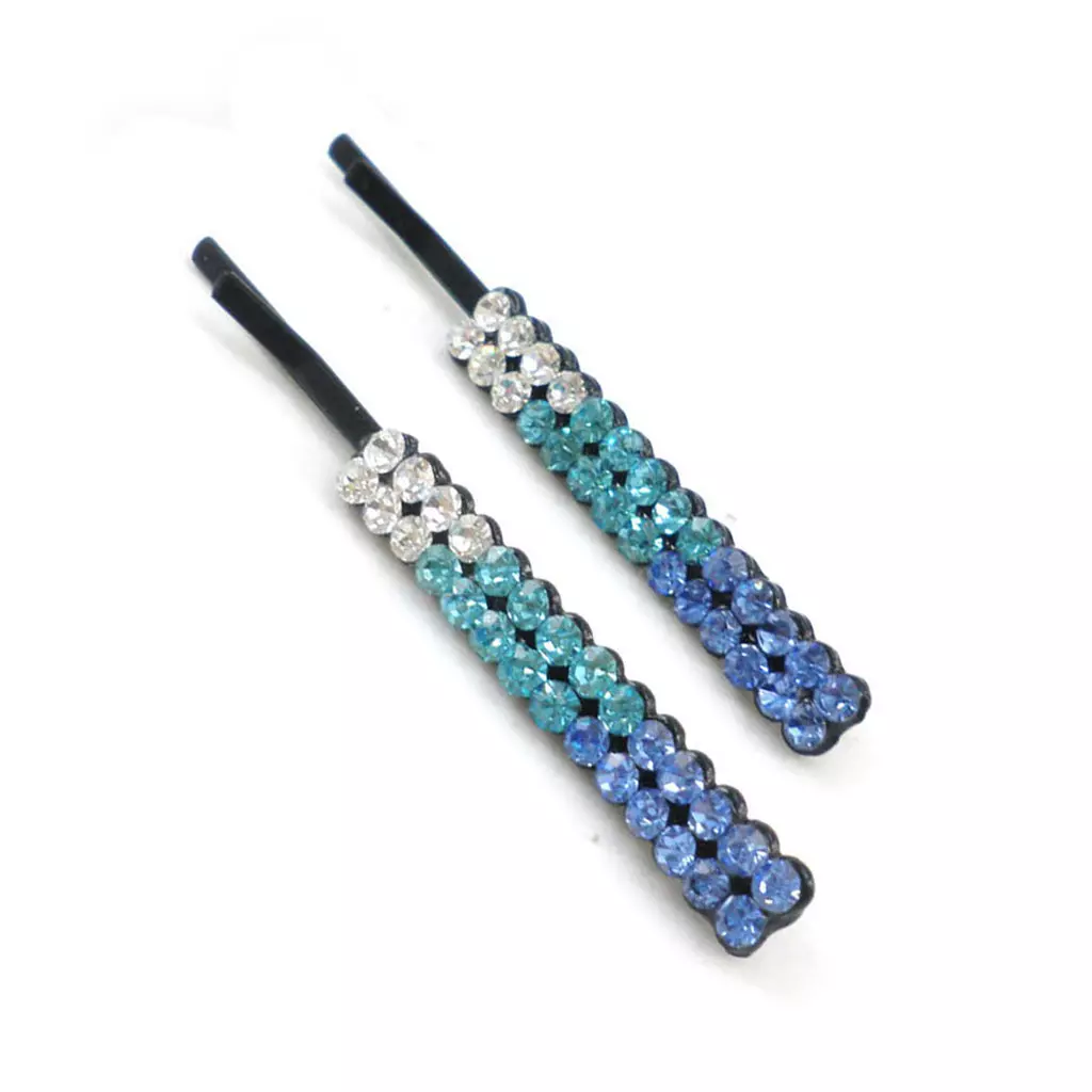 Les Trésors De Lily Barrettes Créateur 'Sissi' Bleu 57x5 Mm [I9267]